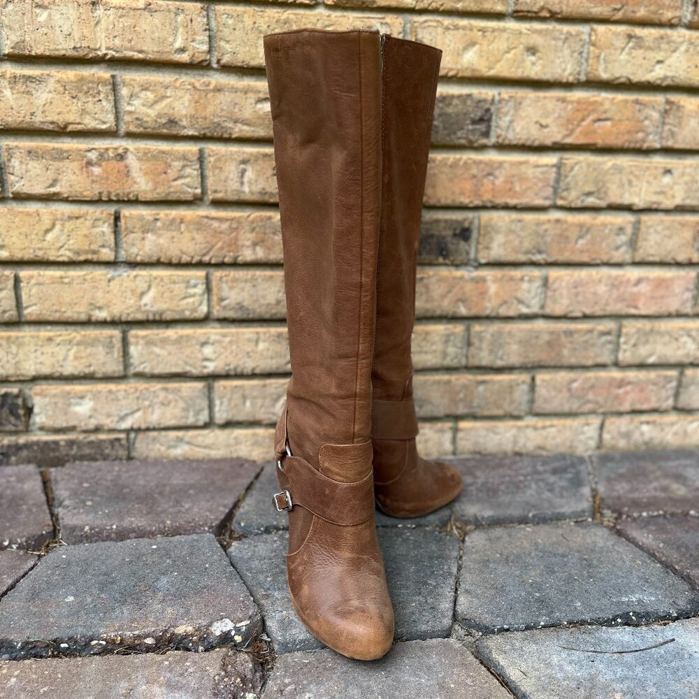 Jessica Simpson Tan Heeled Boots
